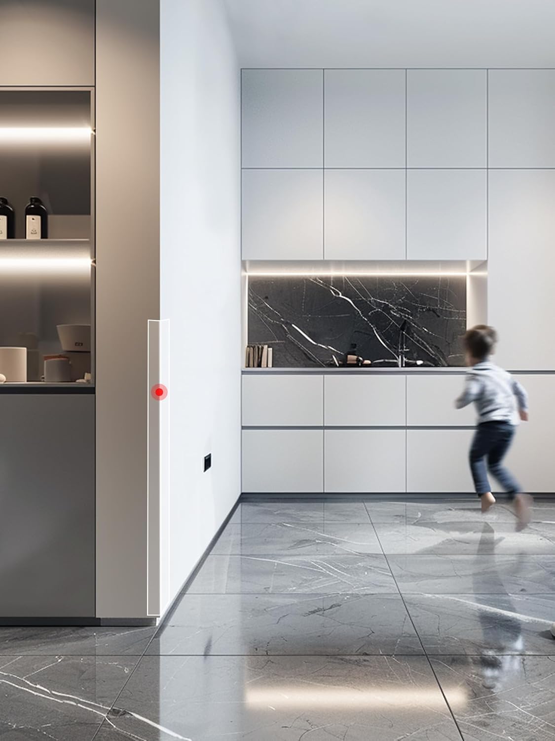 MONOID Wall Corner Protector, 2 PCS Furniture Edge Protection, PC Anti-Bump Guards Avoid Scratching Corner Trim for Door Frame, Table, Countertop, Stair, Self-Adhesive, Clear, 1.97IN×35.43IN/5CM×90CM