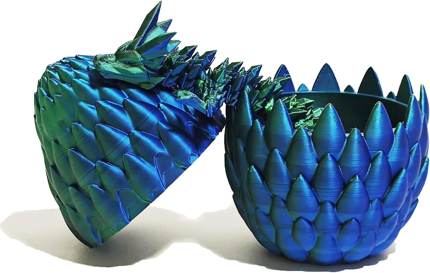 Dragon Egg, Easter Egg with Pet Dragon, 3D Printed Dragon, Crystal Dragon Fidget Toy, Articulated Dragon Eggs Fidget Toy Surprise for Adults