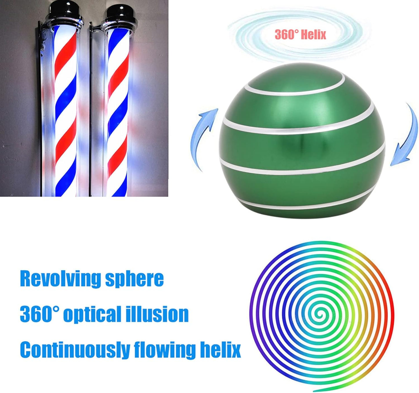 Desk-Fidget-Toys for Kinetic-Toy: Cool-Gadgets Cool-Stuff for Adults Kids Teens, Spinning Up to 180 Seconds, Stress Relief Toy for Christmas Optical-Illusion Gift for Office School Home Women Men