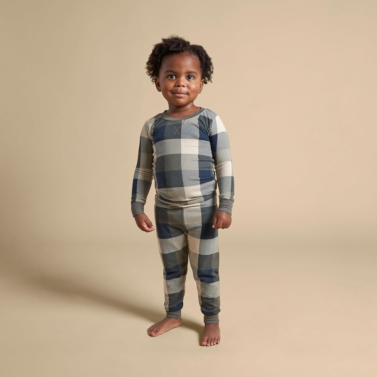 Modern Moments by Gerber Baby and Toddler Hacci Snug Fit 2-Piece Pajama Set
