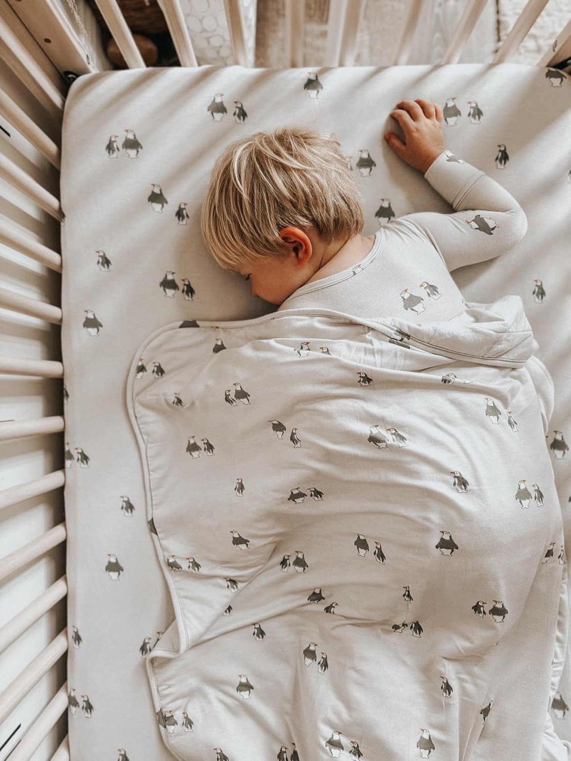 GUNAMUNA Unisex Baby Toddler Ultra-Soft Convertible Pajama, Footie or Romper Sleeper with Diaper Zipper, Newborn to 24 Months