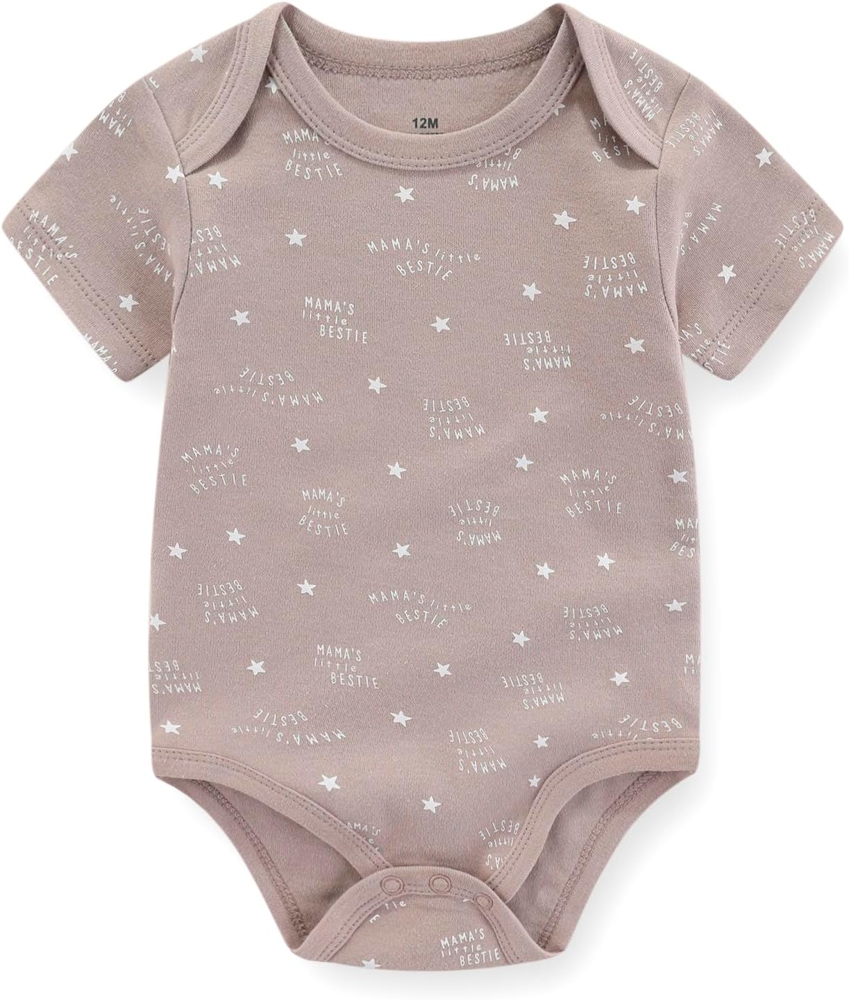 Baby Bodysuit Short Sleeve one-Piece Newborn Baby Clothes for Baby Boy and Girls