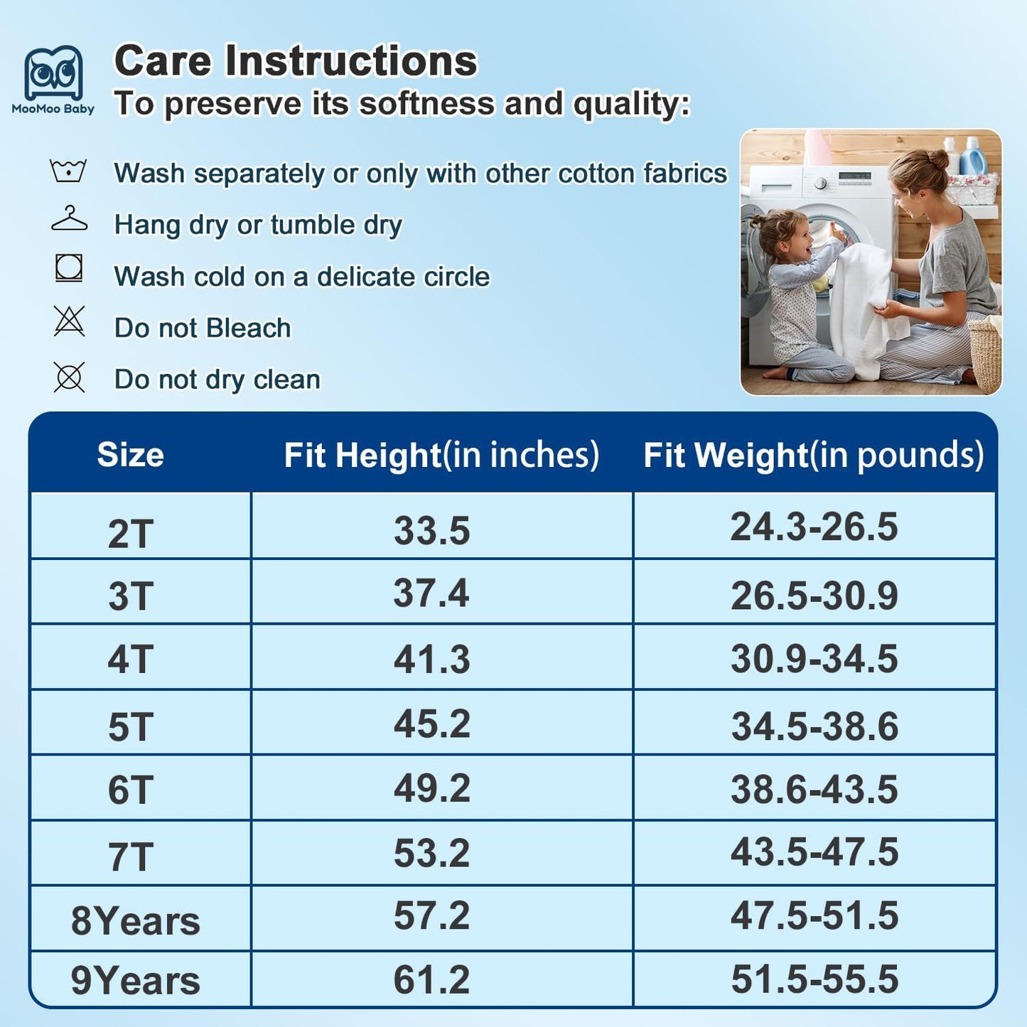 MooMoo Baby Potty Training Underwear 10 Packs Absorbent Toddler Training Pants for Boys and Girls Cotton Pee Pants 2T-9T