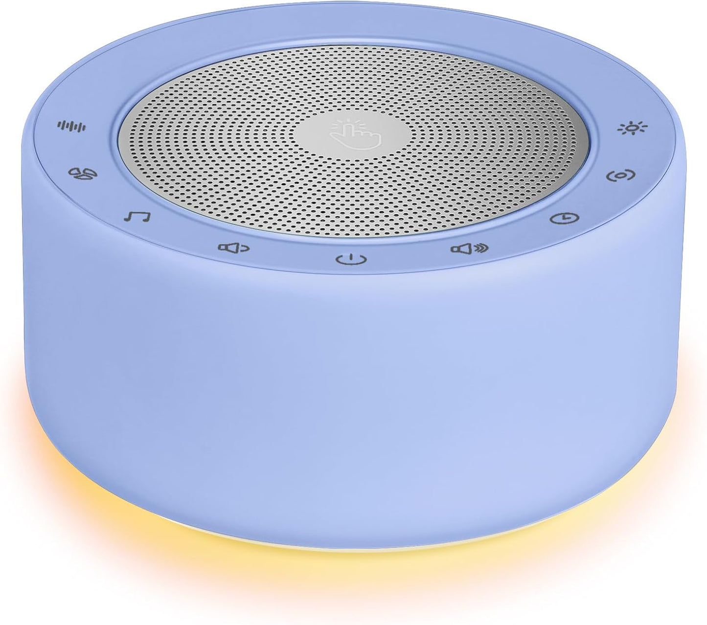 Nursery Lamp with Sound Machine, Mood Lighting, 7 Colors Night Light, 30 Soothing Sounds, White Noises for Baby, Adults. Timer, Plug in, Memory Function, Touch Control