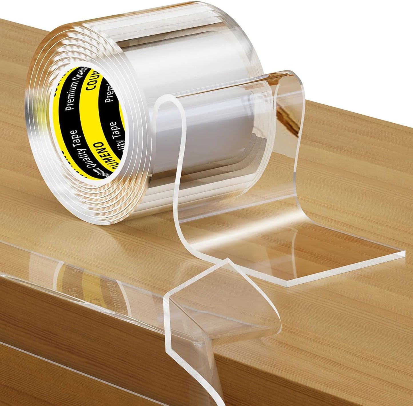 Clear Edge Protector,Safe Corner Protector, Anti-Sharp Edge Protector, for Furniture, Drawers, Tables, Cabinets 2inX3.28FT