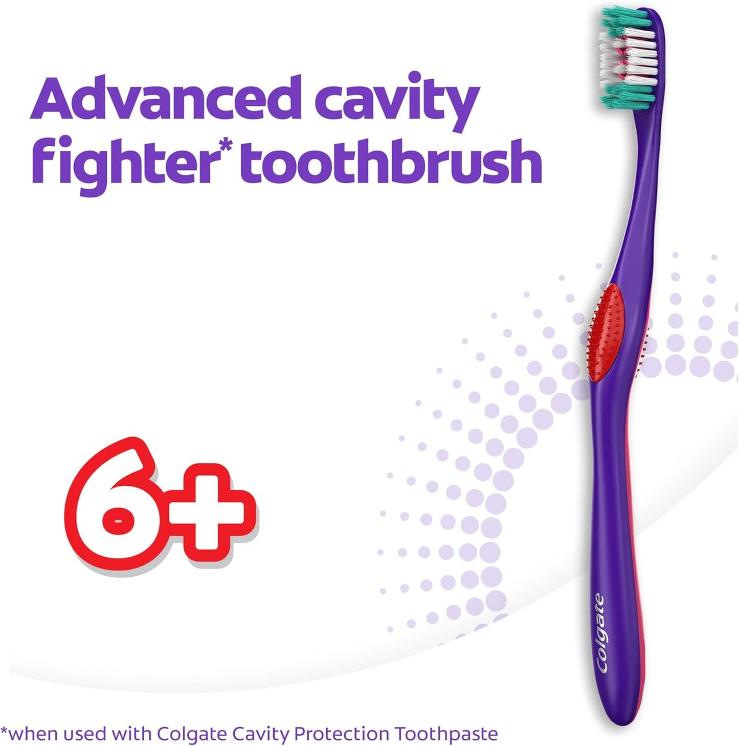 Colgate Extra Soft Kids Toothbrushes, Advanced Cavity Fighter Kids Toothbrush Pack, Extra Soft Bristles Help Remove Plaque and Stains for a Gentle Clean, for Children Ages 6 and Up, 4 Pack