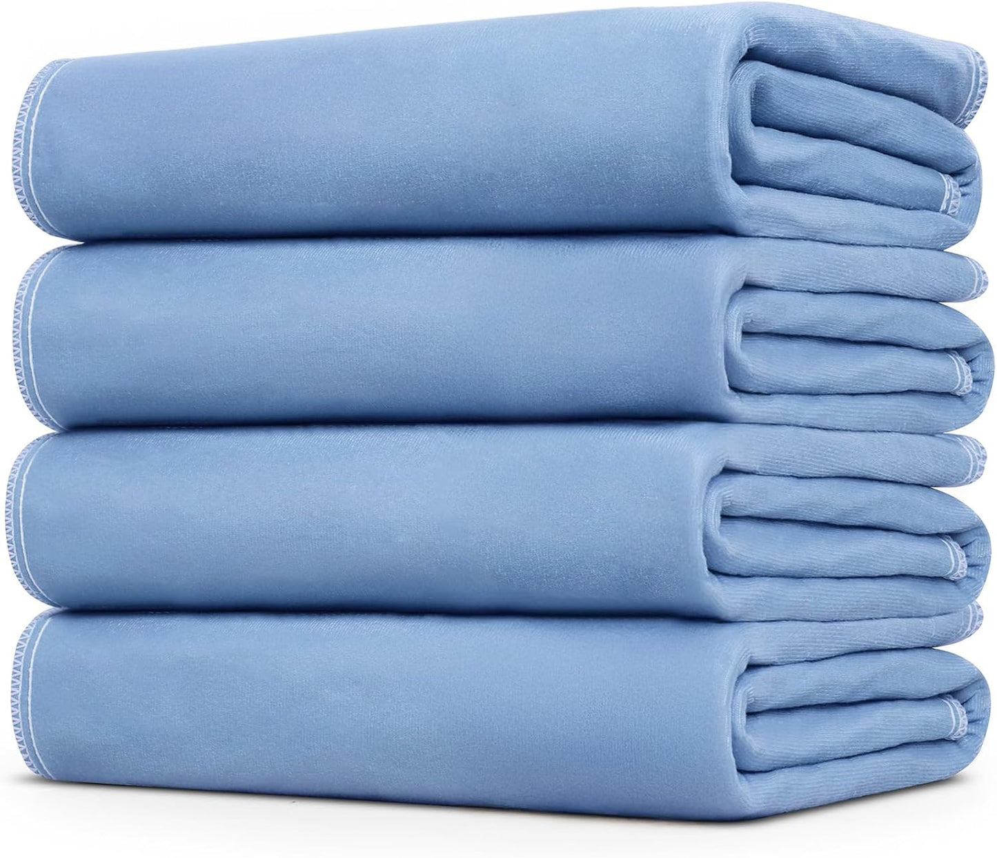 4 Pack 36" x 38" Large Absorbency Incontinence Bed Pads - Quick Drying Washable and Reusable Underpads for Kids, Adults, Elderly Dogs and Pets, Pee Mattress Protective Pad for Bed, Couch, Sofa, Floor