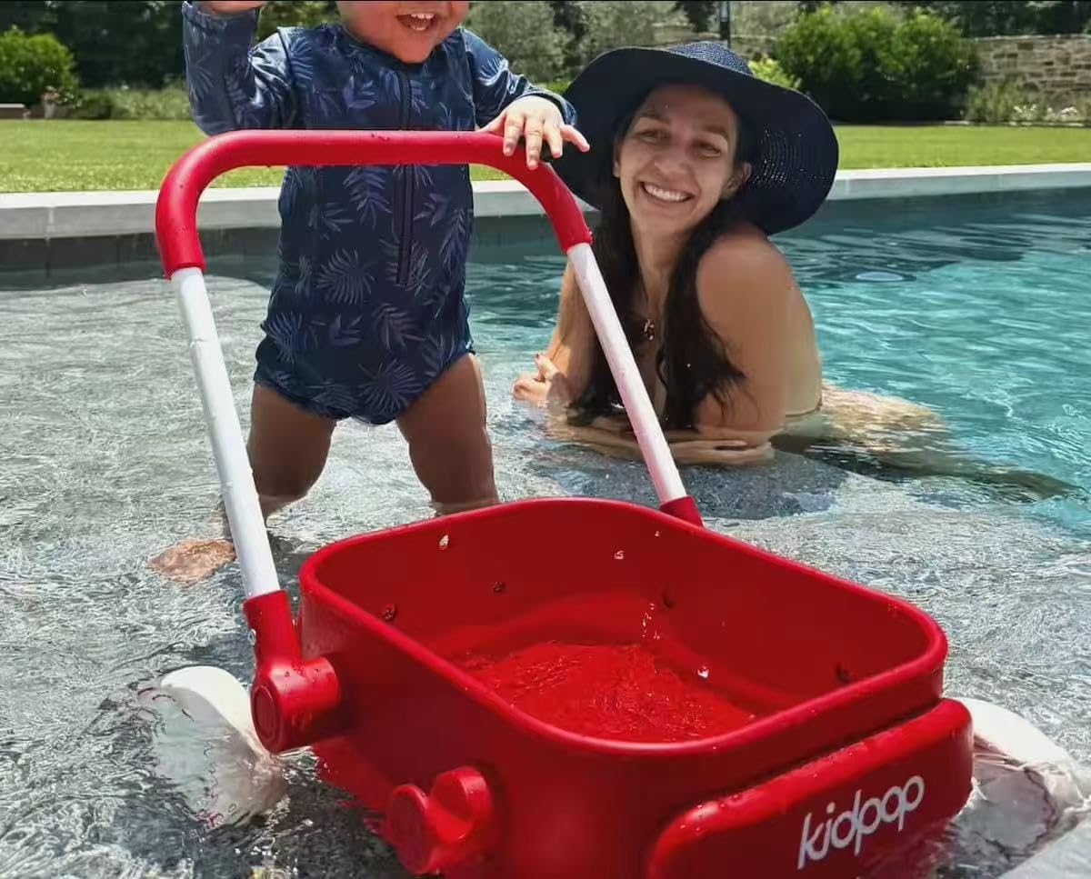 Kidpop PULA 2-in-1 Push and Pull-Along Wagon, Baby Push Walker for First Learner from 7 Month to 4 Year, One Year Birthday Gifts, Sturdy and Safe, Indoors and Outdoors (Purple)