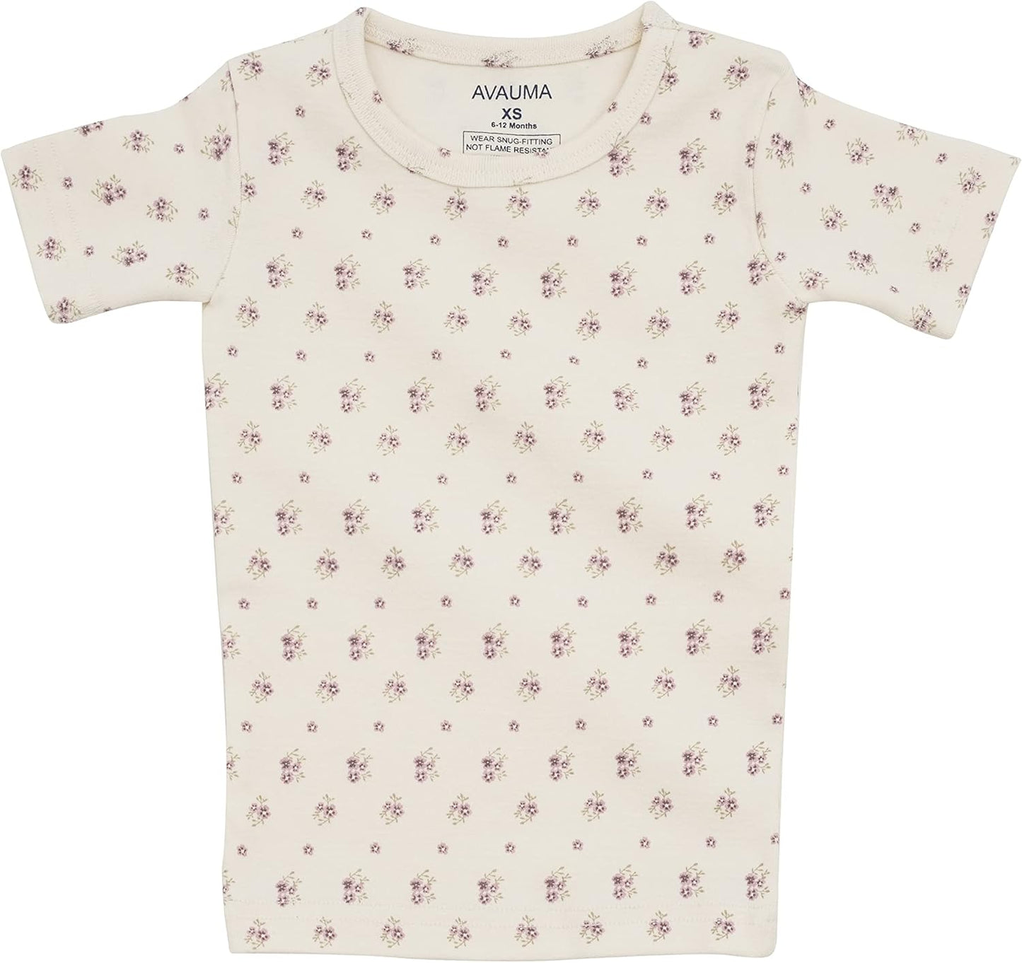 AVAUMA Baby Boys Girls Pajama Set 6M-7T Kids Cute Toddler Snug fit Pattern Design Pjs Cotton Sleepwear