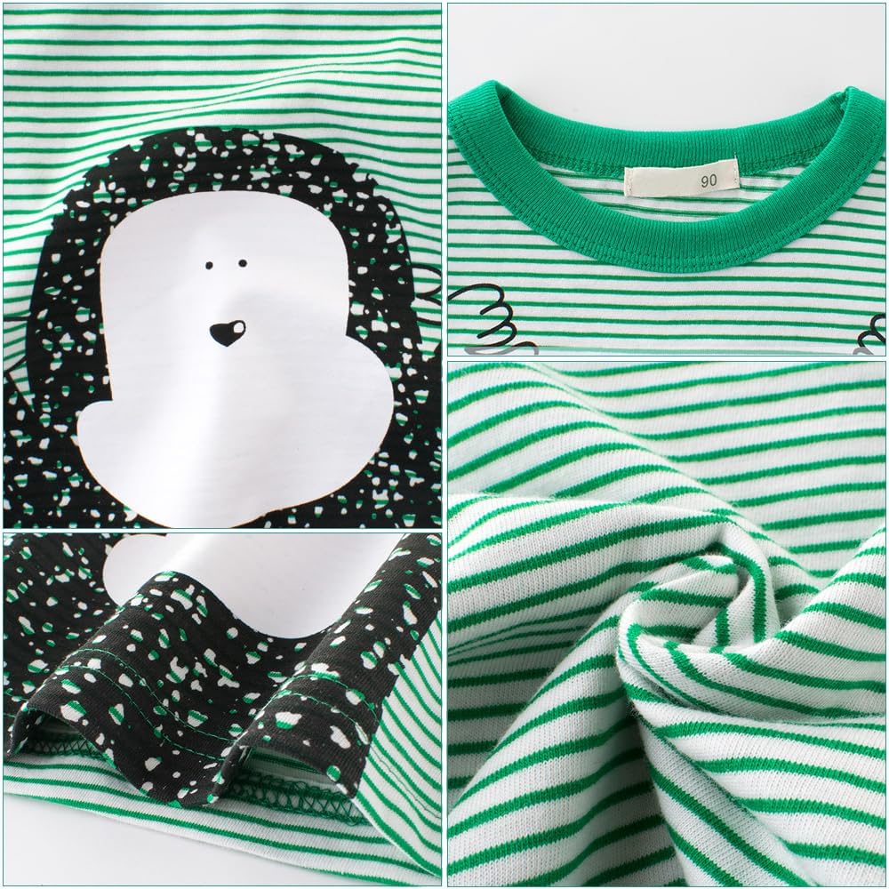 Boys' 4-Pack Excavator Short Sleeve Crewneck T-Shirts Top Tee Size 2-7 Years Toddler Boys' Value Pack Cotton T-Shirt