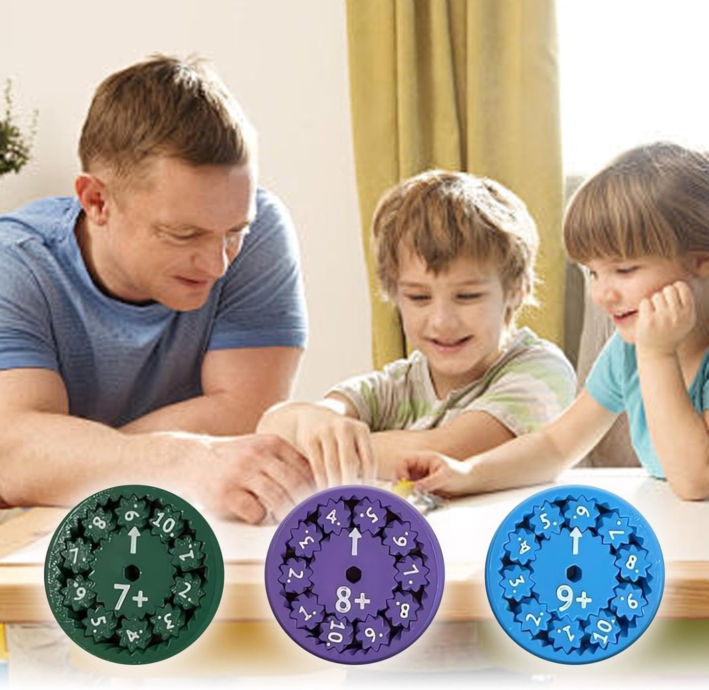 2024 New Math Fidget Spinners, Math Fact Fidget Spinners for Fidgeting Funny Learning Math Spinner(Addition Subtraction)