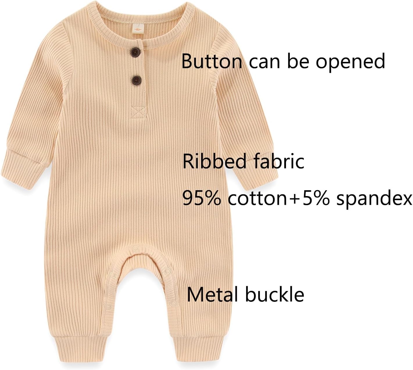 Baby Bodysuit and Pant Sets Ribbed Romper Soft Newborn Boy Girl Clothes Outfits Layette Gift Set