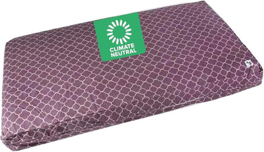 Molly Mutt Large Crib Mattress Cover - Royals Print - Measures 27”x52”x5”- 100% Cotton - Durable - Breathable - Sustainable - Machine Washable Dog Bed Cover