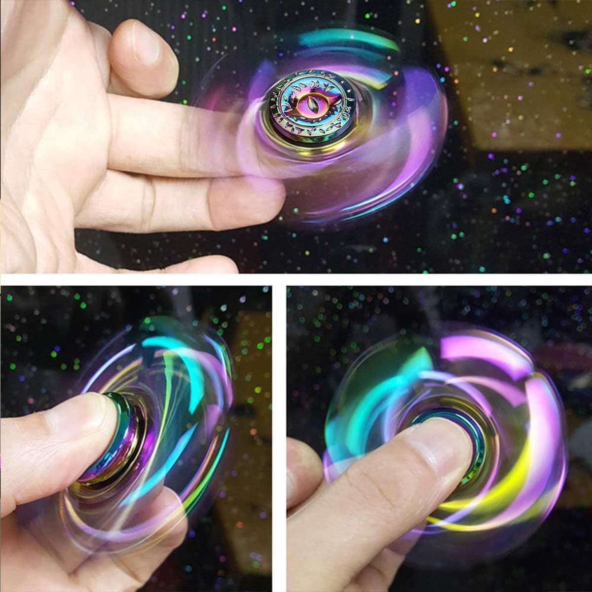 Dragon Fidget Spinner Anti Anxiety Toys Stress Relief Reducer Spin Fidgets Hand Bearing Metal Finger Spinners Toy Focus Fidgeting Restless Tri Spinner Best Novelty Gift for Adults Kids Umnodobn