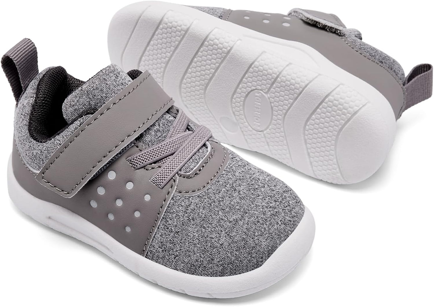 MORENDL Toddler Baby Shoes 0-4 Years Boy Girl Lightweight Breathable Non-Slip Sports Sneakers Running Walking Tennis Barefoot Shoes