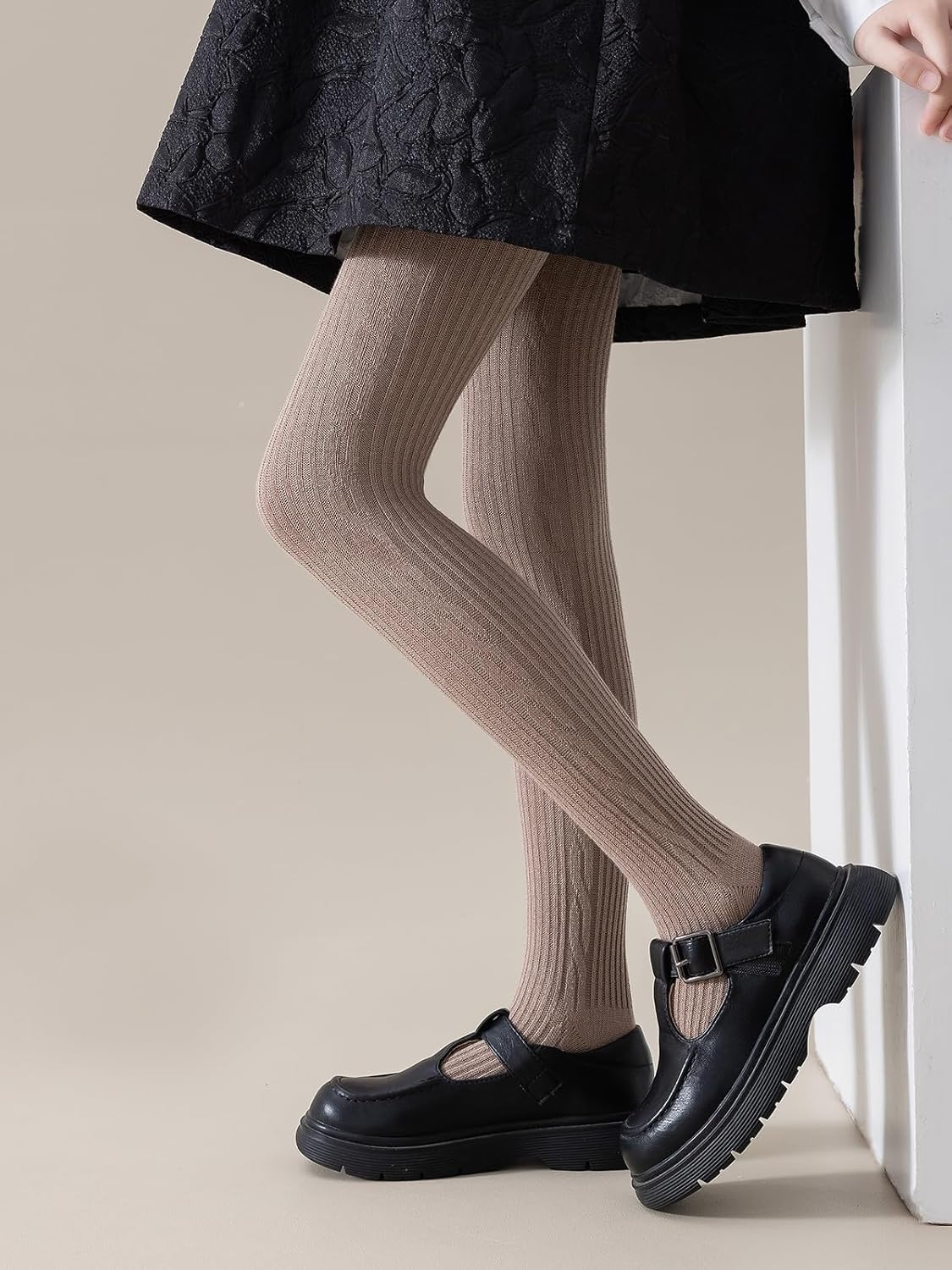 BINIDUCKLING Baby & Toddler Cable Kit Tights for Girls 6 Months - 8 Years