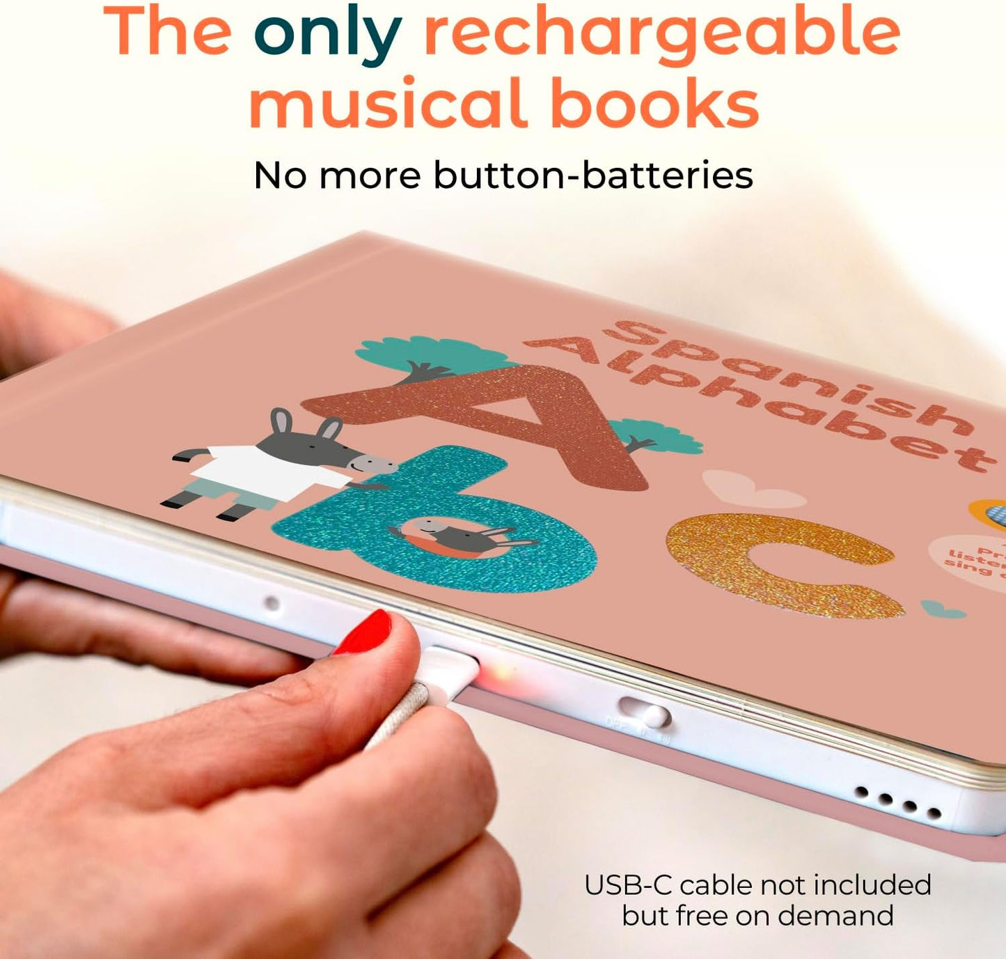 Cali's Books Spanish Nursery Rhymes Sound Book for Babies and Toddlers 1-3 | Baby Books with Spanish Songs for Kids | Libros en Español par Bebes (Spanish ABC)