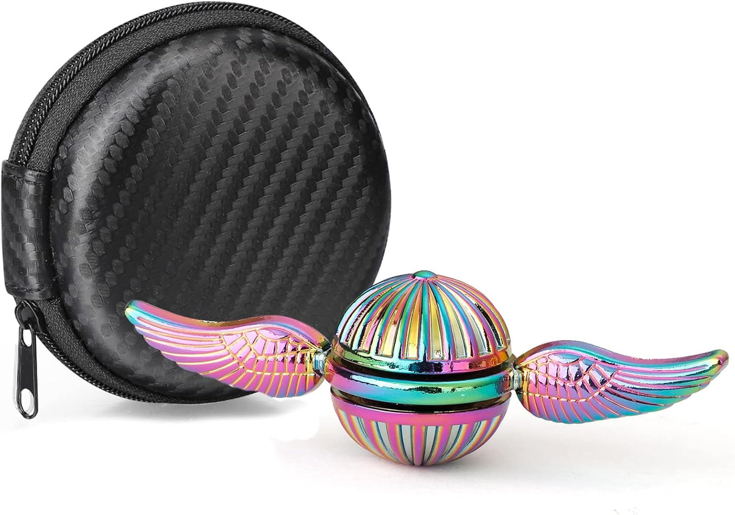 Magical Orb Fidget Spinners Toys Metal, Hand Finger Spinner Gifts for Kids Adults, Anti Anxiety Stress Relief Desk Toy Silence Bearing with Case Party Favors for Christmas Birthday Easter