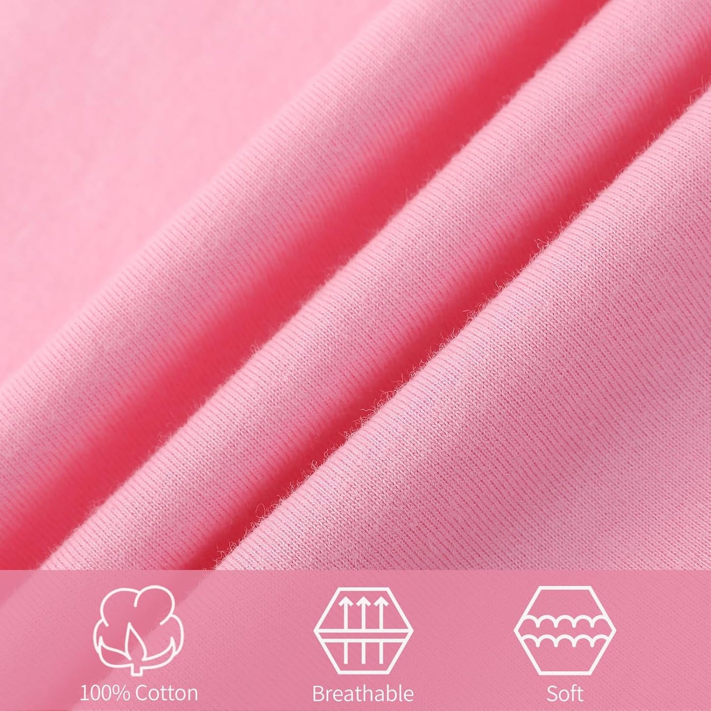 3 Pack Kids T-Shirt Cotton Short Sleeve Tee Shirts for Unisex Boys and Girls Toddler Summer Crew Neck Tops