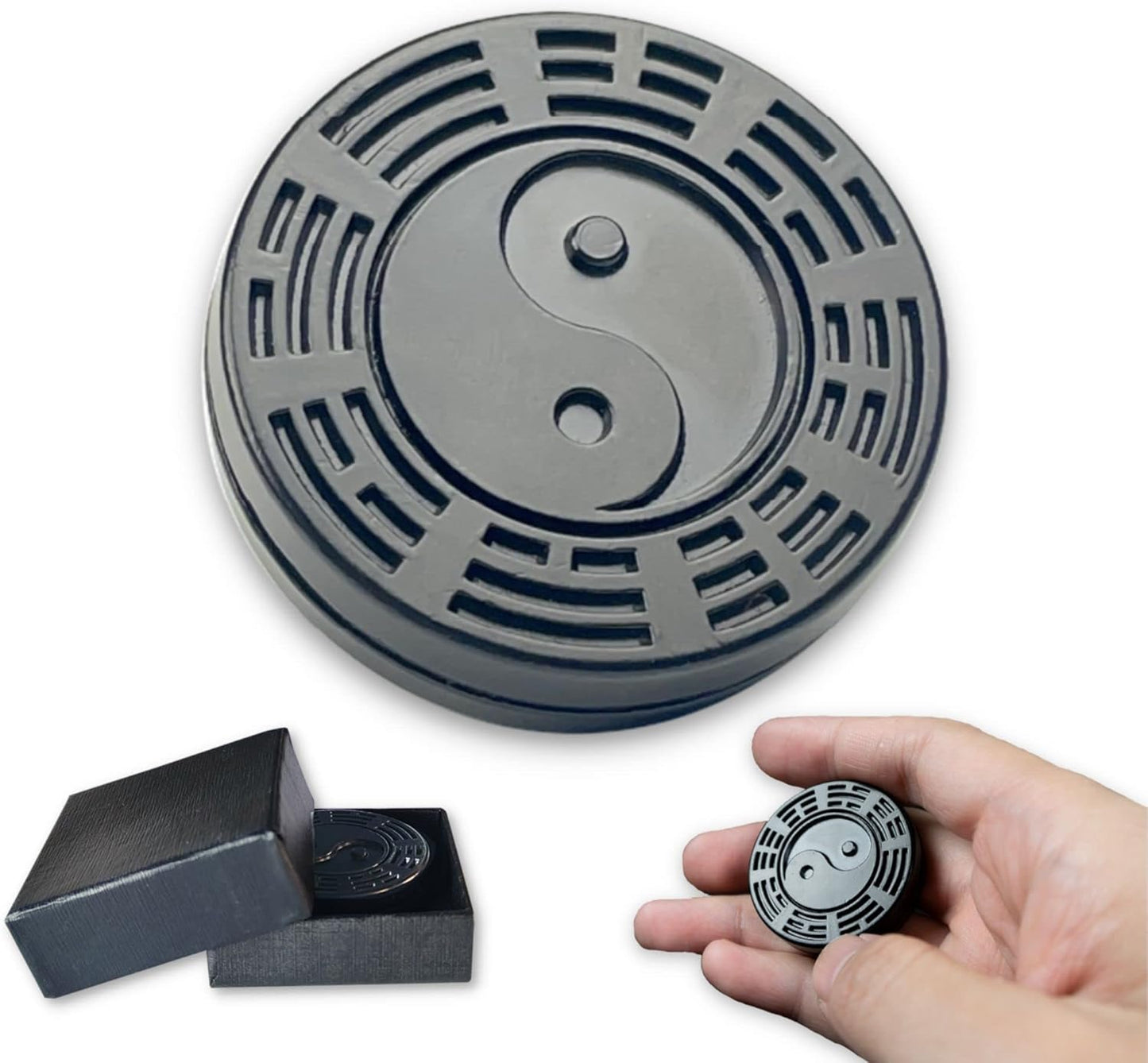 Fidget Slider Metal Haptic Toys Fidgets for Adults Anxiety Stress Relief, Prevent Alzheimer's, Clicks Fidget Slider for School Home Office(Black)