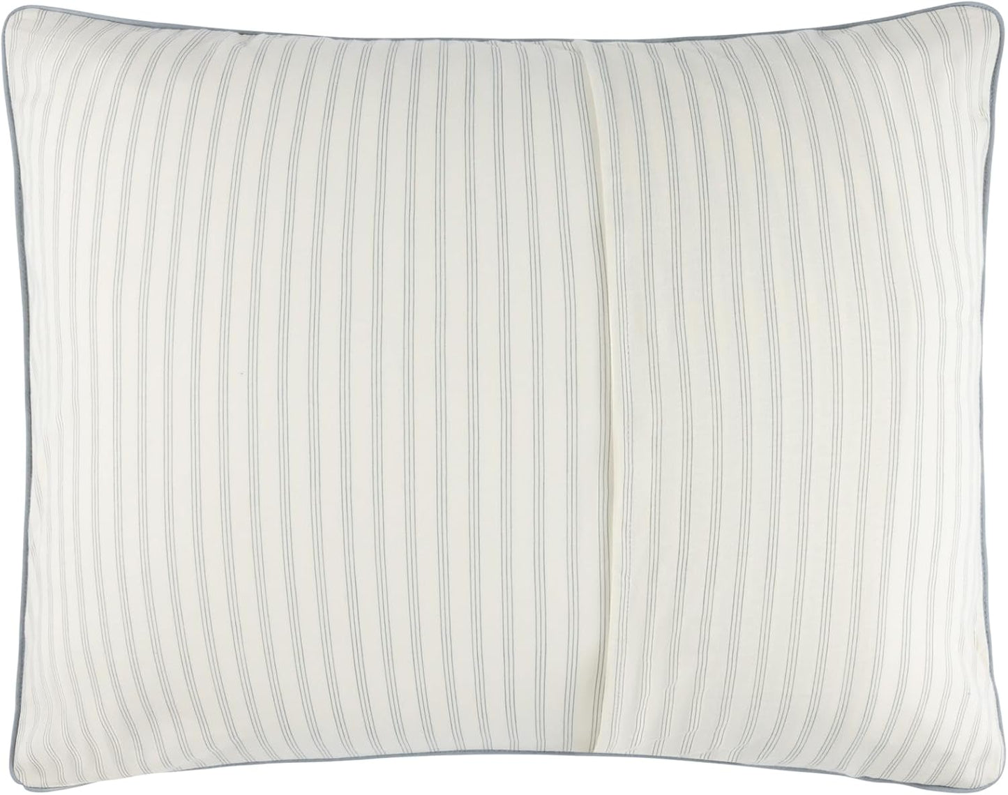 Ely's & Co. Decorative Pillowcase, 20"x26" (Insert Not Included) - Blue Linear Berry Leaf Collection