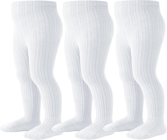 Baby Tights Toddler Stockings Tights Soft Cotton Cable Knit Baby Girl Tight Leggings Newborn Infant 0-4T