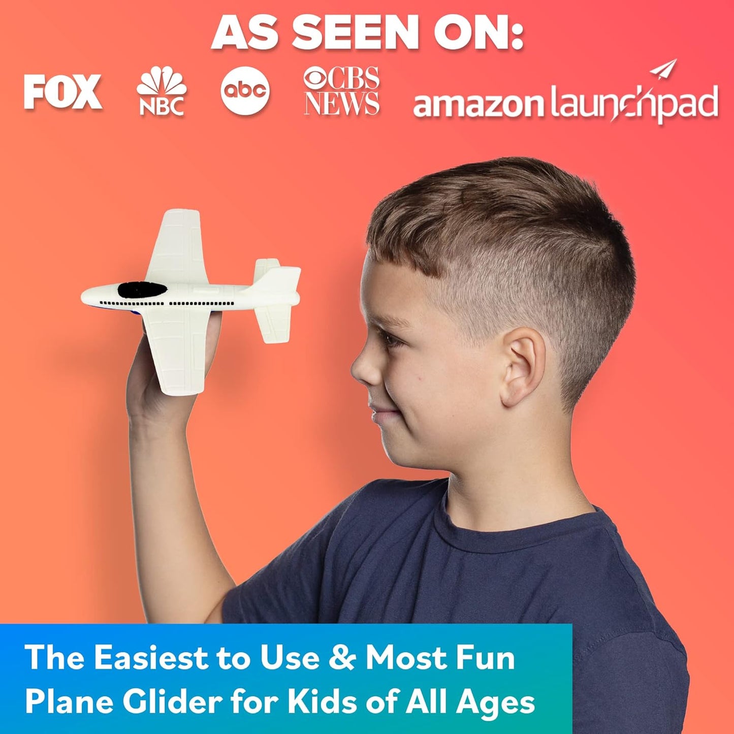 Airplane Toy Foam Glider: Airplane Toys For 3 Year Old & Airplanes For Kids 2-4 Toy Airplane For Boys&GirlsFoam Model Plane & Planes Air Plane Toy, Toddlers