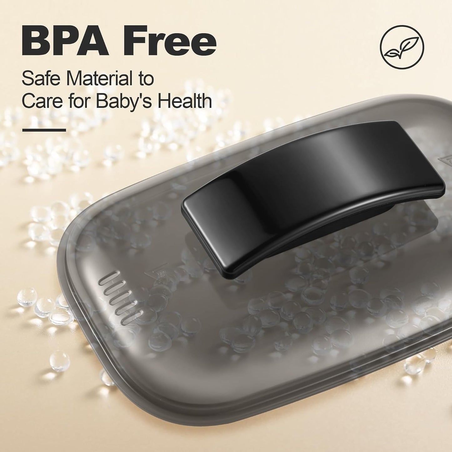 Baby Bottle Steamer, 3-in-1 Bottle Steamer and Dryer, Easy One-Dial Control Electric Steam Bottle Dryer for Baby Bottles, Baby Stuffs & Breast Pump Accessories