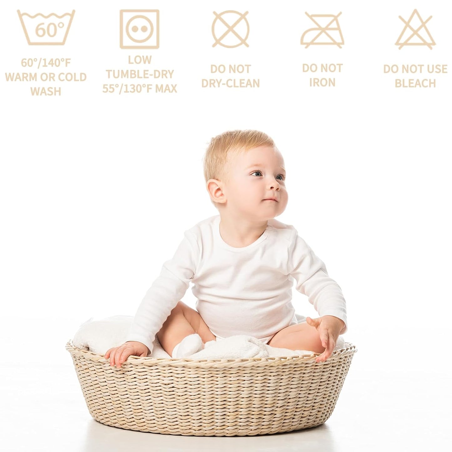 BEDLORE Waterproof Mattress Protector Crib, 2 Pack Soft Mattress Pad, Noiseless Machine Washable Mattress Cover, Ultimate Protection for Your Baby's Crib Toddler Bed (52''x28'')