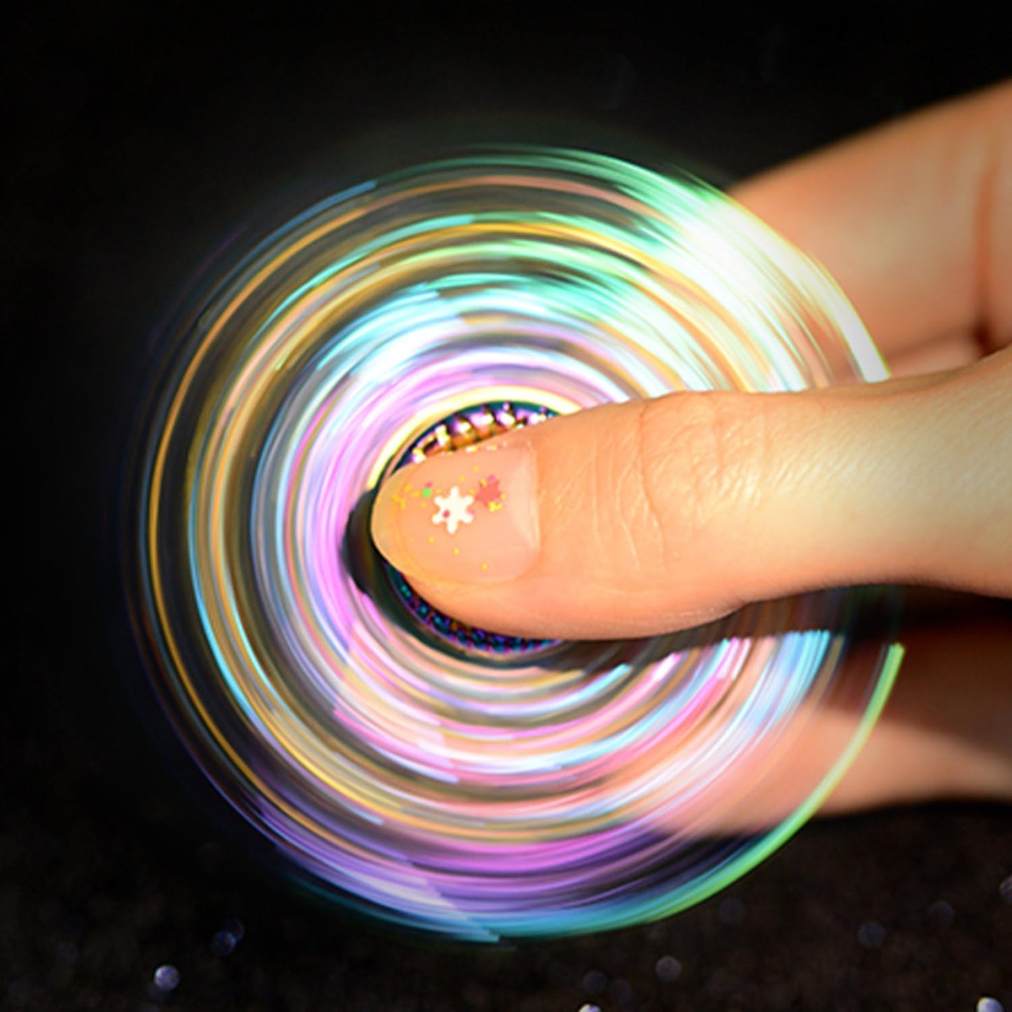 Solid Metal Fidget Spinner Sensory Novel Fidget Spinner Toy, Valentine's Day Bag Filler Reduces Stress and Relieves Anxiety, Autism Fidget Spinner Party Favorite Killing Time Toy.