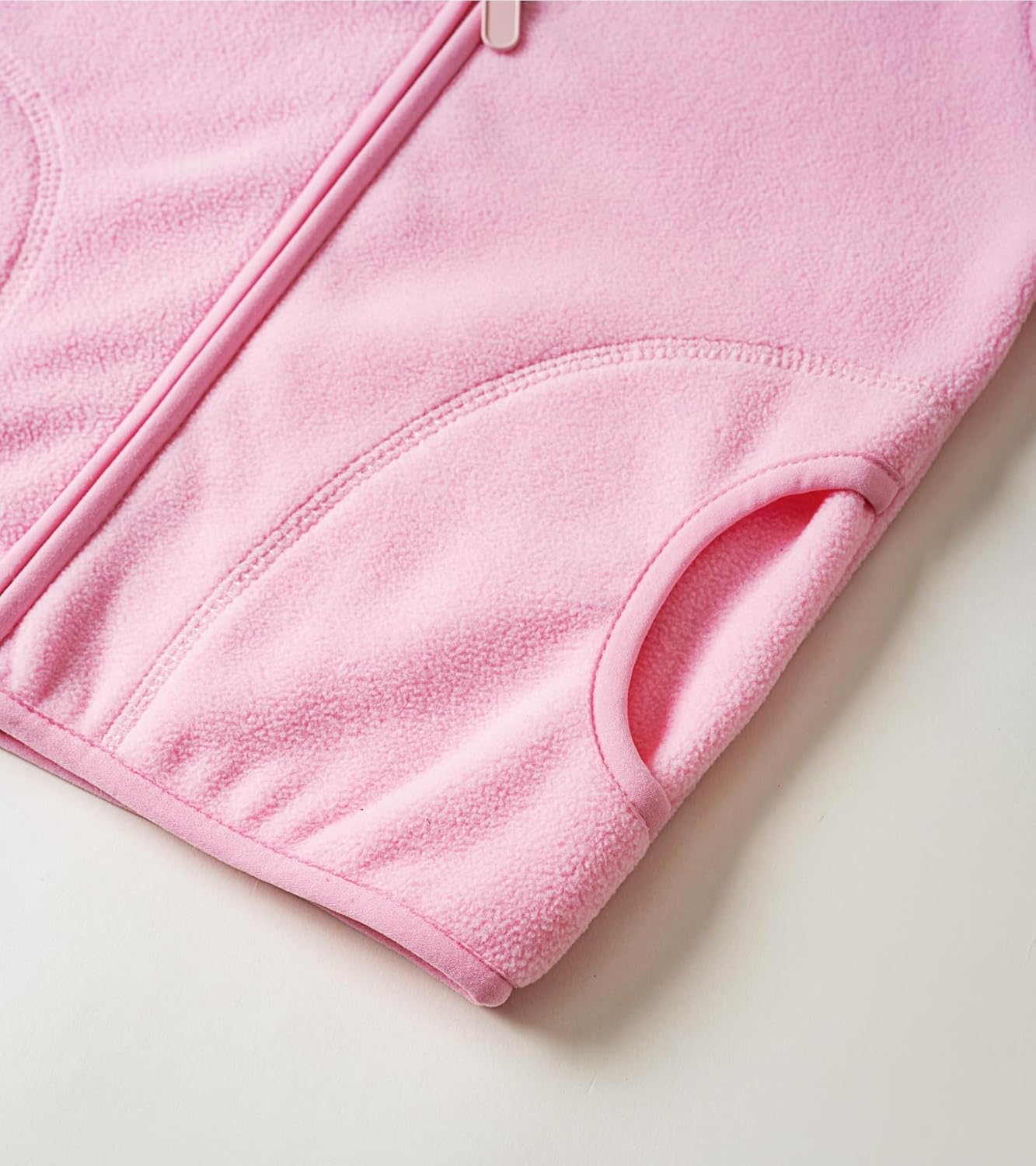 Toddler Fleece Jacket Kids Lightweight Outerwear Boys Girls Long Sleeve Fall Spring Coat 2-12 Years