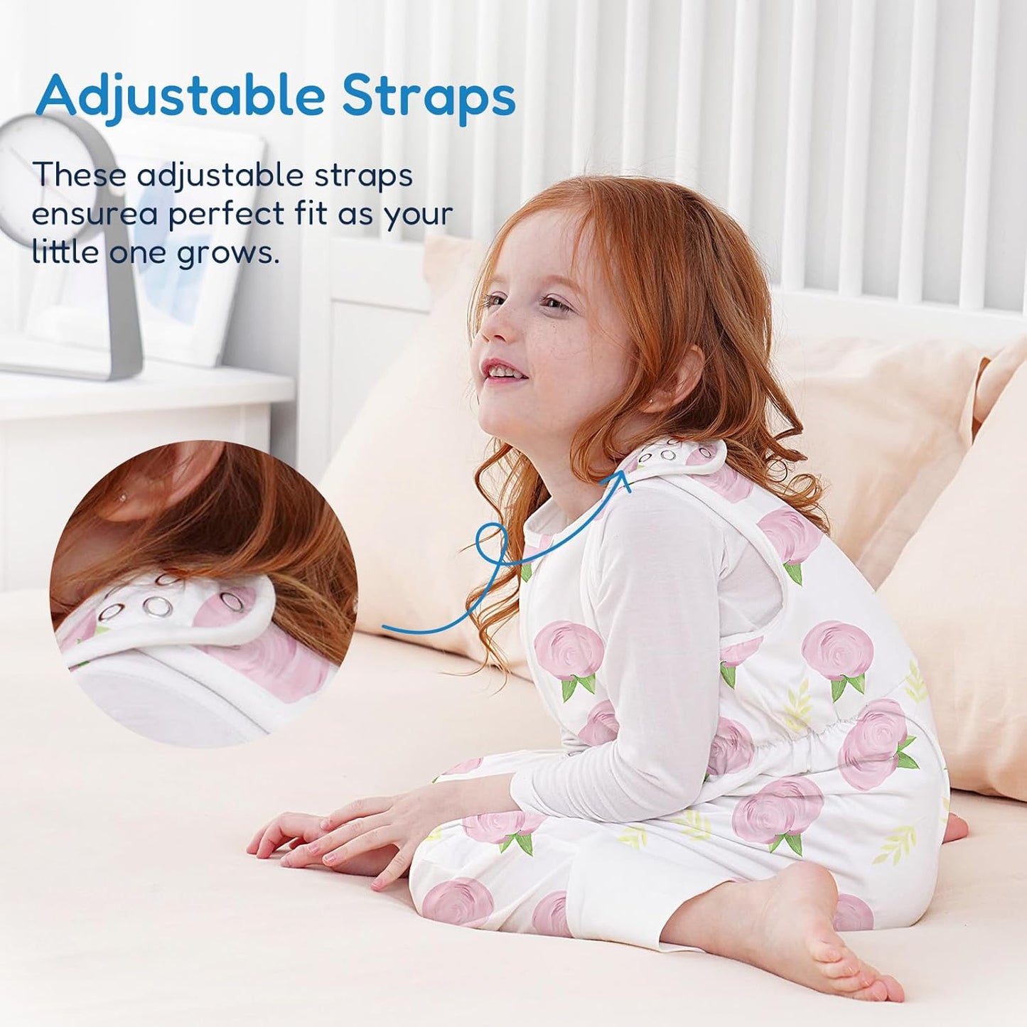 TotAha Toddler Sleep Sack with Legs, 0.5 TOG Light and Soft Baby Sleeping Bag, Walker Sleep Sack for Babies 12-24M, 2T-3T