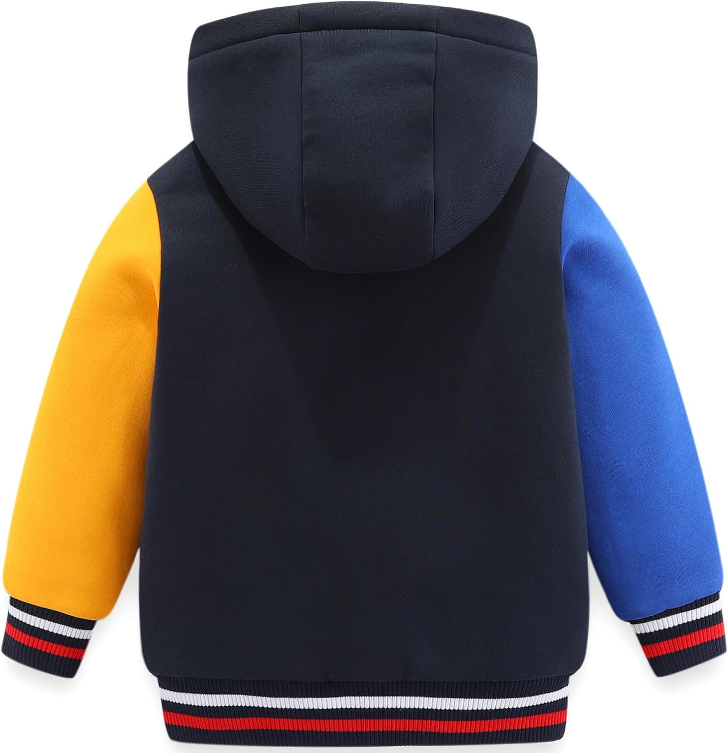 Bumeex Kids Boy's Girl's Sherpa Fleece Lined Jacket Spring Fall Winter Zip up Sweatshirt Hoodie 2-14Y(Toddler/Kid)