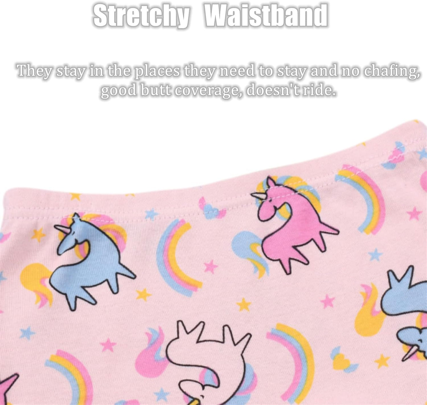 Cczmfeas Girls Hipster Cotton Underwear Boyshort Panties 6 Pack