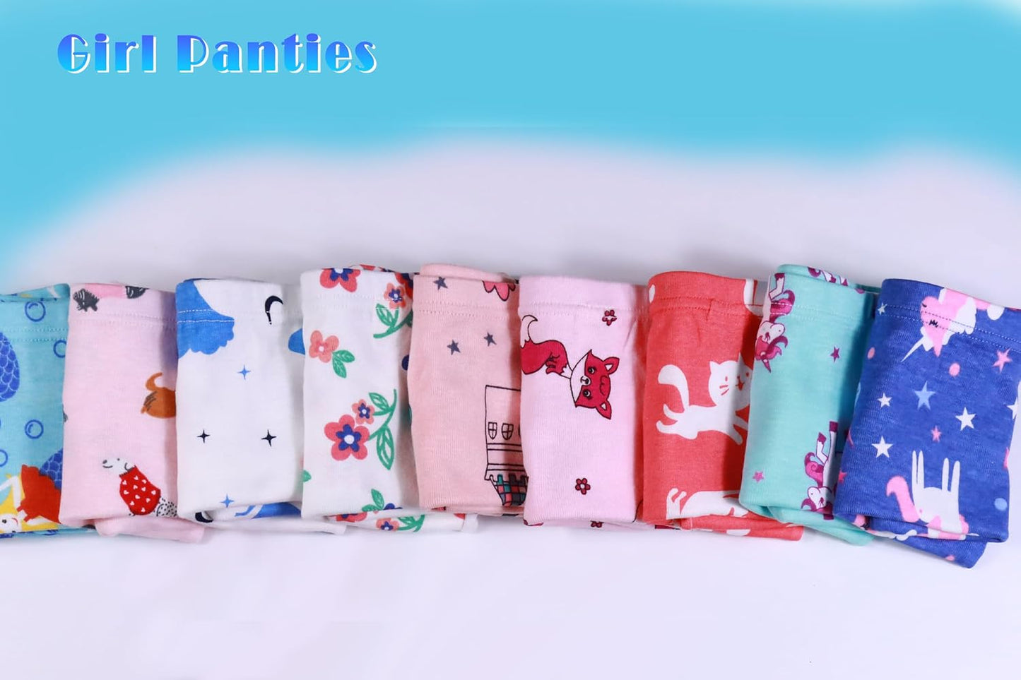 Boboking Soft Cotton Girls' Panties Boyshort Little Girls' Underwear Toddler Undies