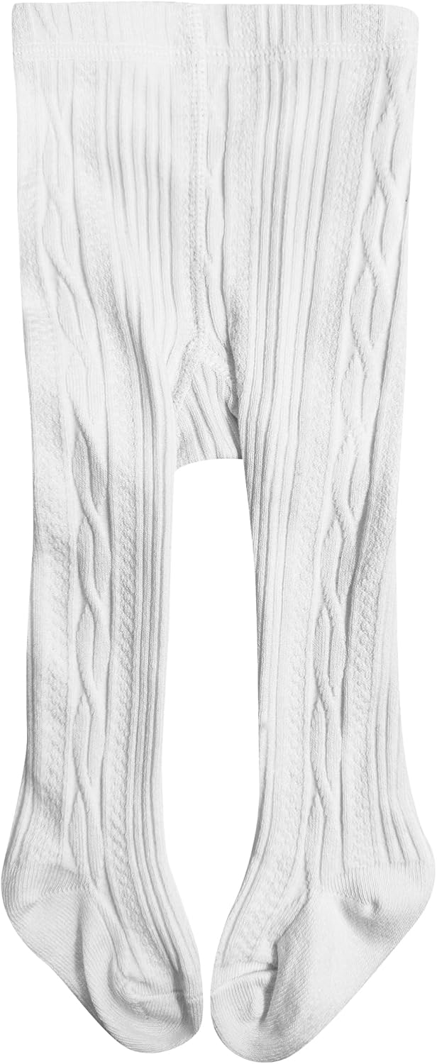 Baby Girls Tights Cable Knit Cotton Leggings Stockings for Newborn Infants Toddler