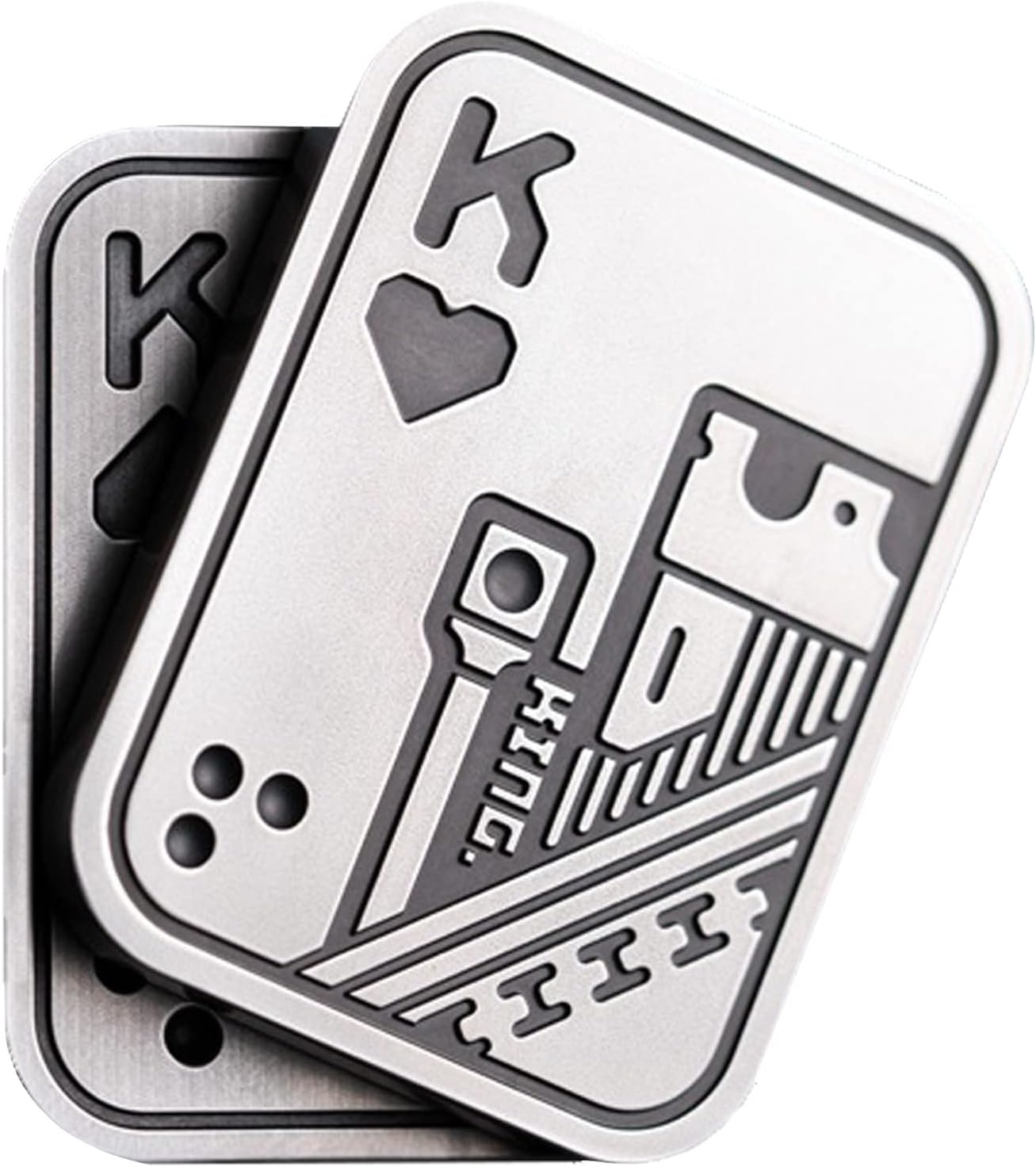 Metal Poker Fidget_Slider, Hand Spinner Office Fidget Toys, Sensory Toys Anxiety Stress Relief Desk Toys Gifts