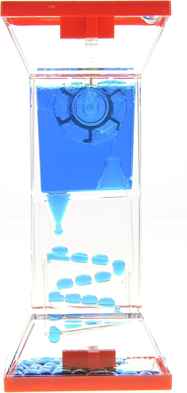 PowerTRC Liquid Motion Bubbler Sensory Toy, Fidget Toy for Desk Tops | Calming and Relaxing ADHD, Anxiety, and Autism Toy for Kids and Adults