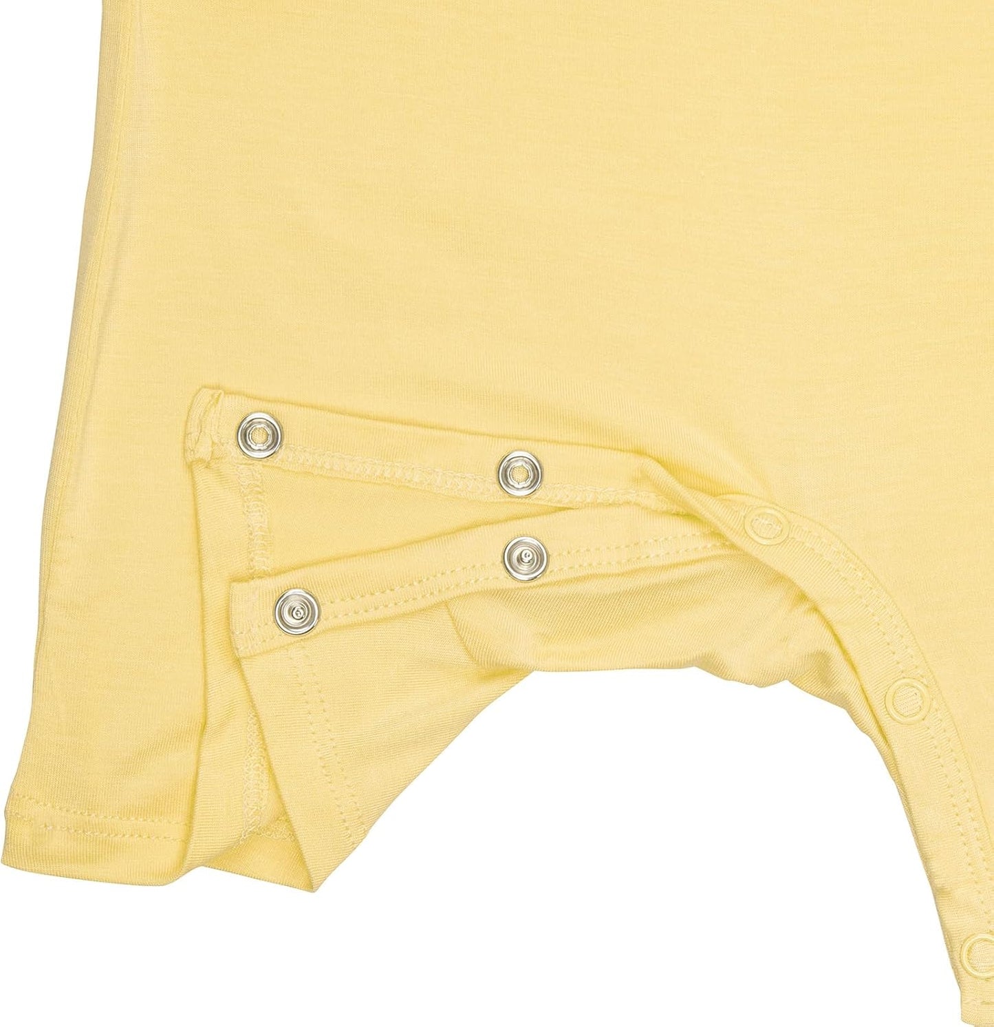 GUISBY Rayon Baby Pajamas, Short Sleeve Footless Rompers, Snap Closure Sleeper for Boy Girls