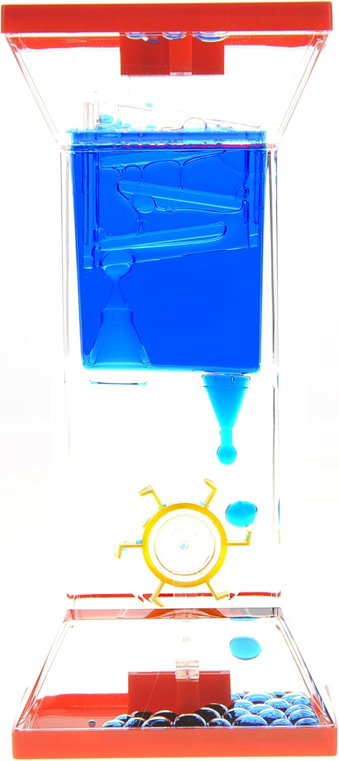 PowerTRC Liquid Motion Bubbler Sensory Toy, Fidget Toy for Desk Tops | Calming and Relaxing ADHD, Anxiety, and Autism Toy for Kids and Adults