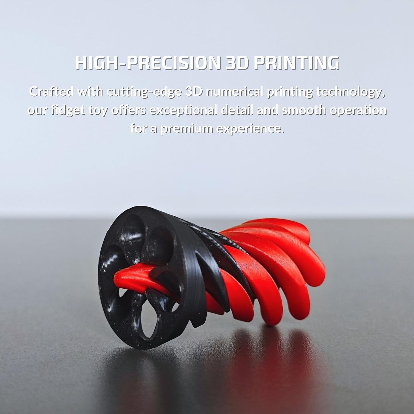 Impossible Cone - 2.5" x 1.5" Spiral Cone Fidget Toy for Stress Relief and Mind-Bending Fun