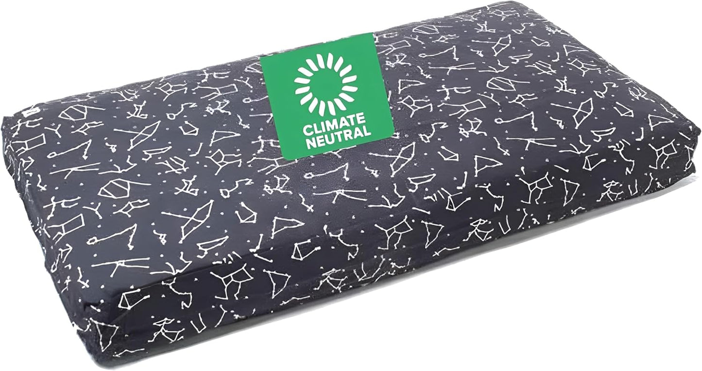 Molly Mutt Large Crib Mattress Cover - Rocketman Print - Measures 27”x52”x5”- 100% Cotton - Durable - Breathable - Sustainable - Machine Washable Dog Bed Cover