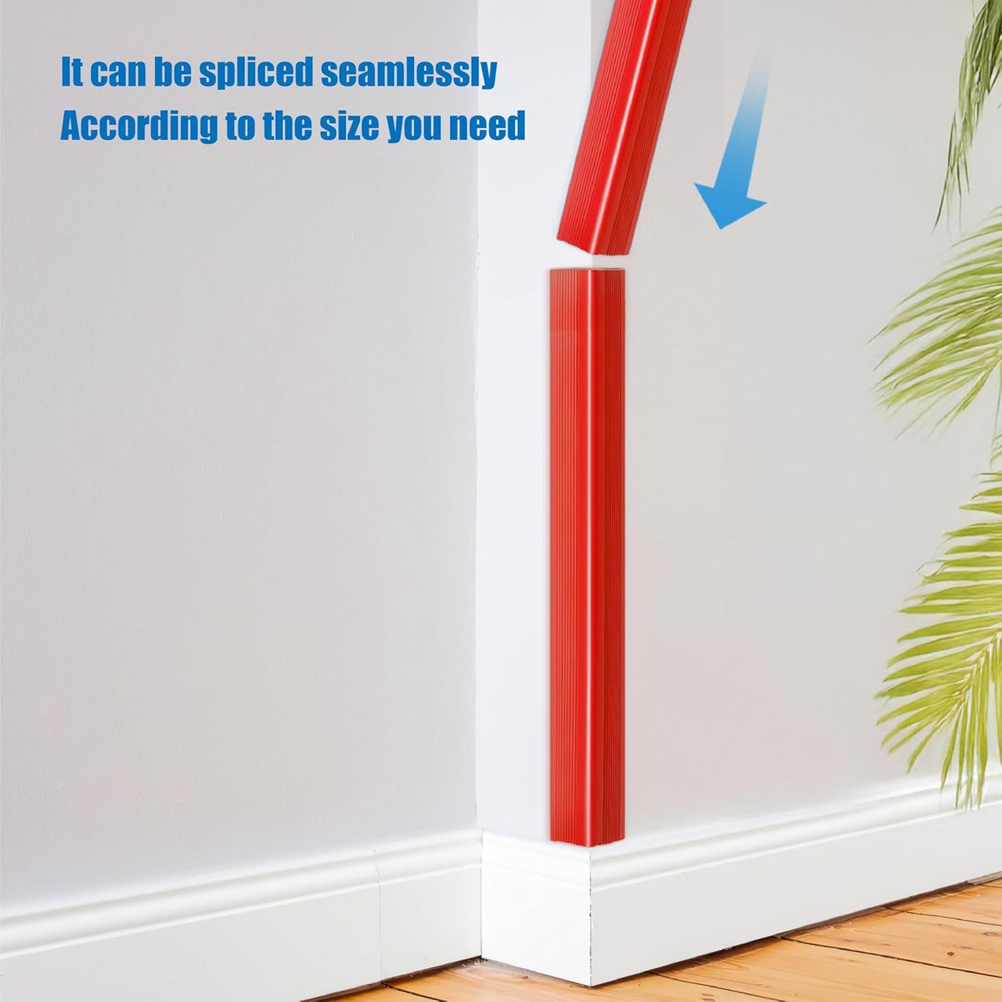 Wall Corner Protectors 4 Pack,1.57x1.57x23.62x0.12 inch PVC Double Side Proof Corner Guards for Sharp Edges, Self-Adhesive Corner Protectors for Home, Kindergarten,Thickness-3mm(0.12 in)