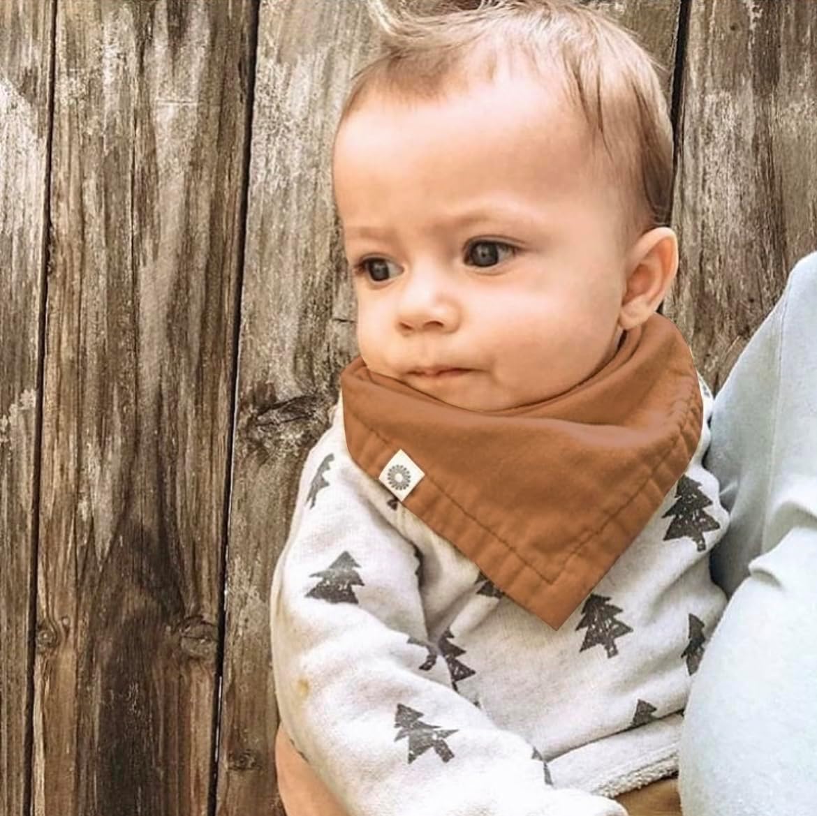 Kishu Baby Indi Organic Baby Bandana Bibs – Fairtrade 4-Way Reversible Drool Bibs for Boys & Girls – Unisex (Set of 5)