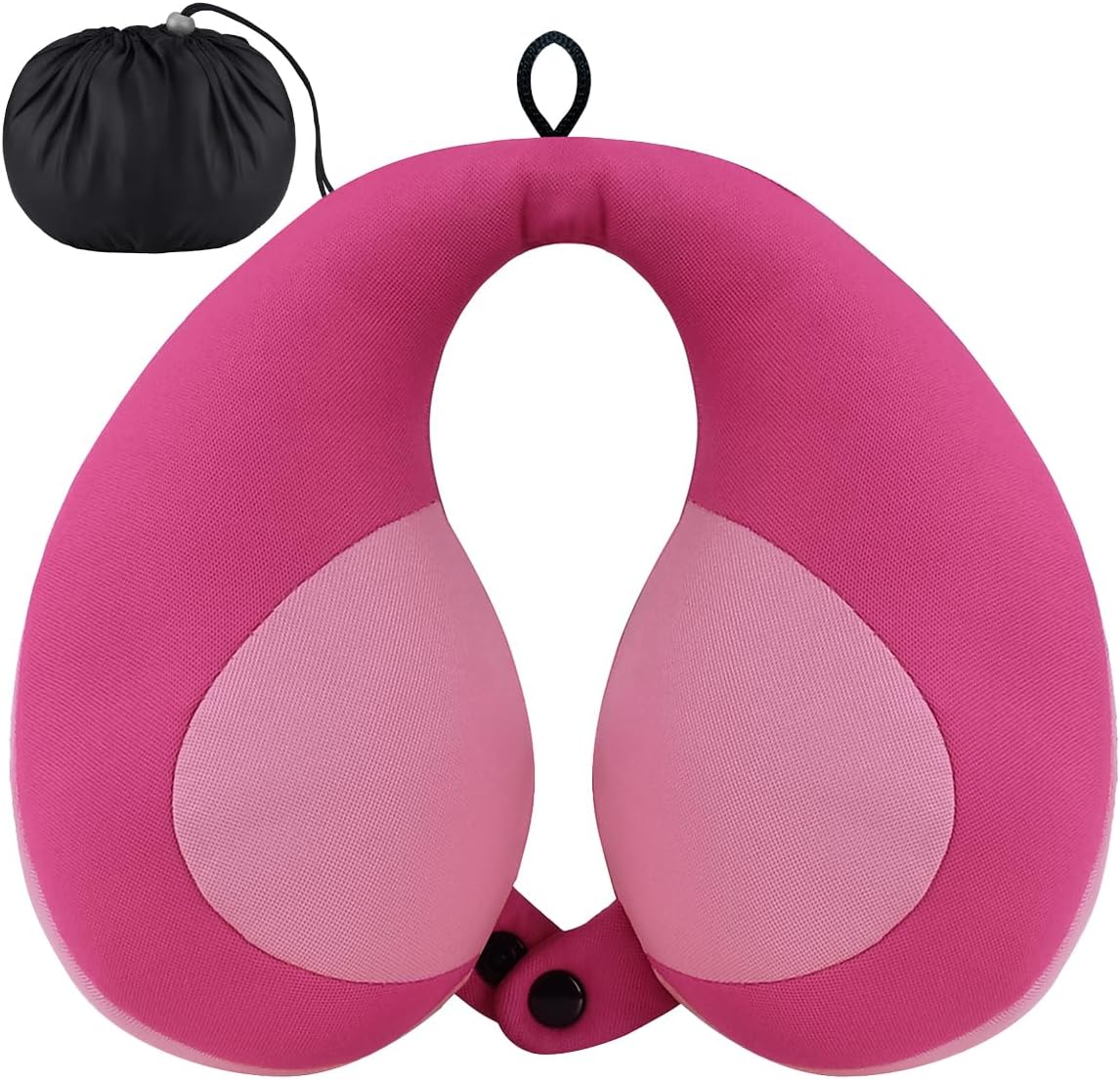 INFANZIA Kids Chin Supporting Travel Neck Pillow, Helps Support Head and Neck, Comfortably Designed for Head, Neck, and Chin Support - Gifts for Toddler/Child/Kids, Pink