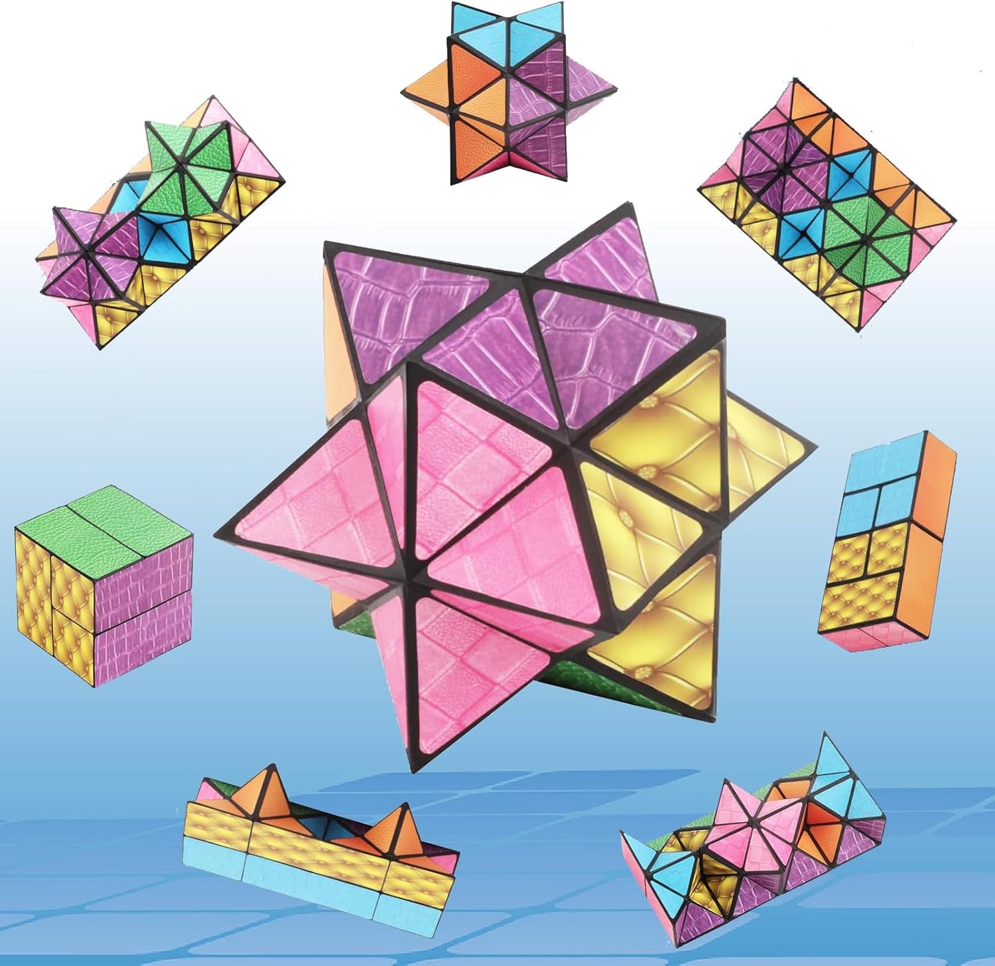 Infinity Cube Fidget Toys for Kids and Adults Anxiety Relief Cubes for ADD ADHD OCD Autism Sensory Toys Fidget Cool Gadgets Cube Unique Boys and Girls and Adult Birthday Gift