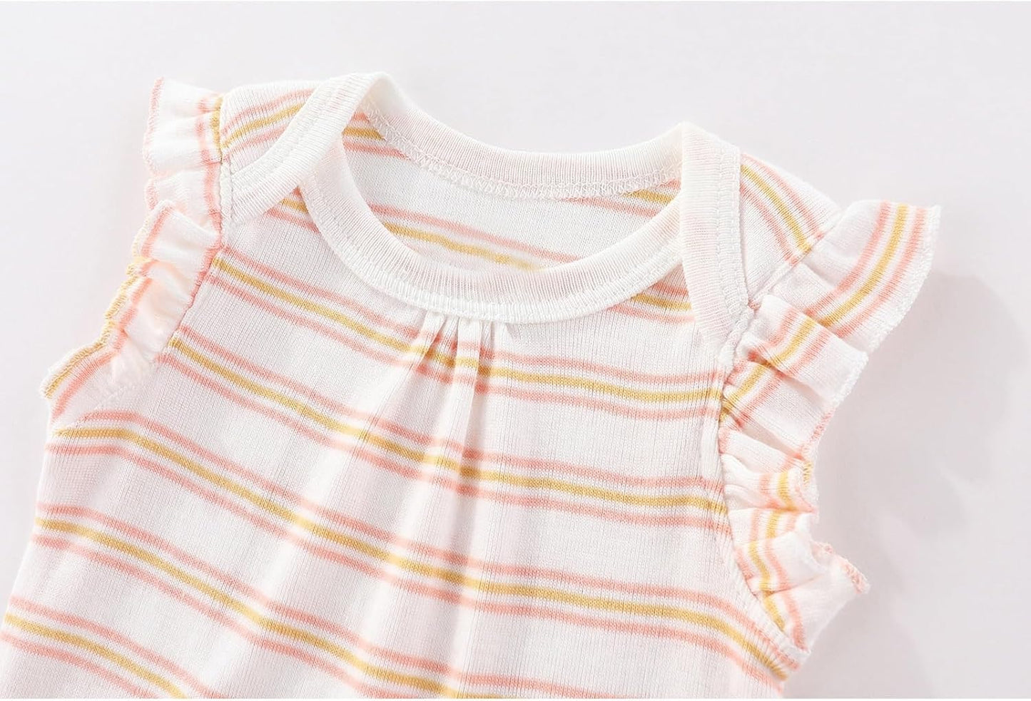 Baby Boy Girl 10 Piece Combined Type Clothing Set Cotton Baby Bodysuits and Pants Set Home Outdoor Infant Clothes