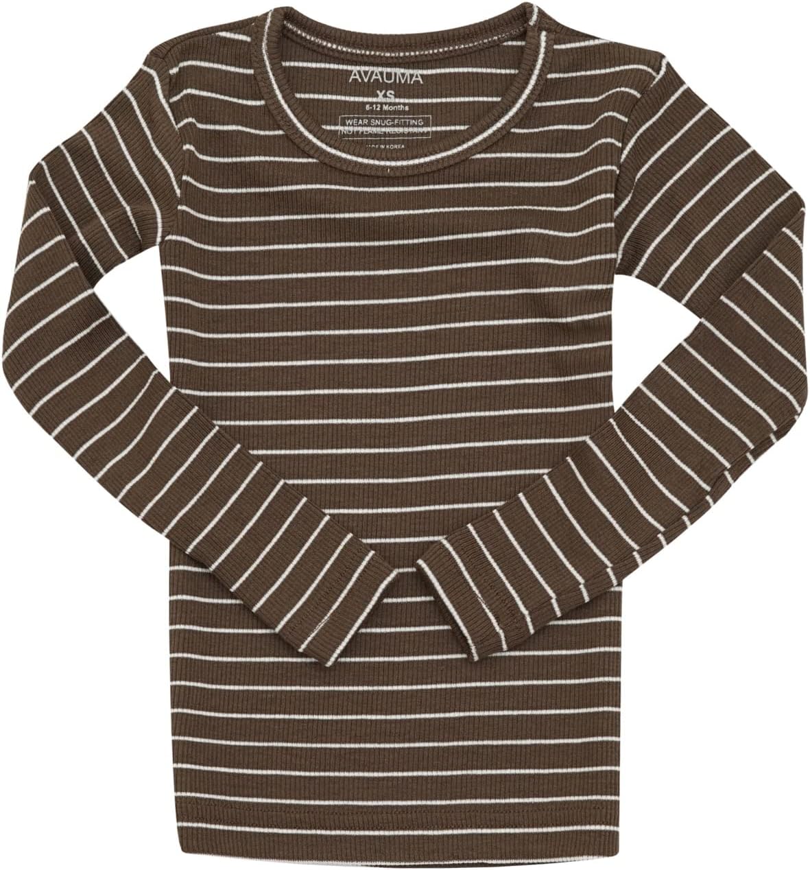 AVAUMA Stripe Pattern Baby Boys Girls Pajama Set Kids Toddler Snug fit Ribbed Sleepwear pjs for Daily Life Style