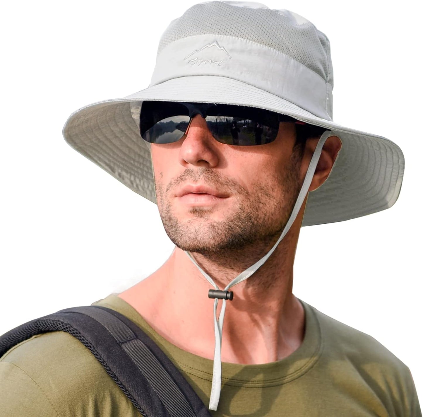 Sun Hats for Men Women Fishing Hat UPF 50+ Breathable Wide Brim Summer UV Protection Hat