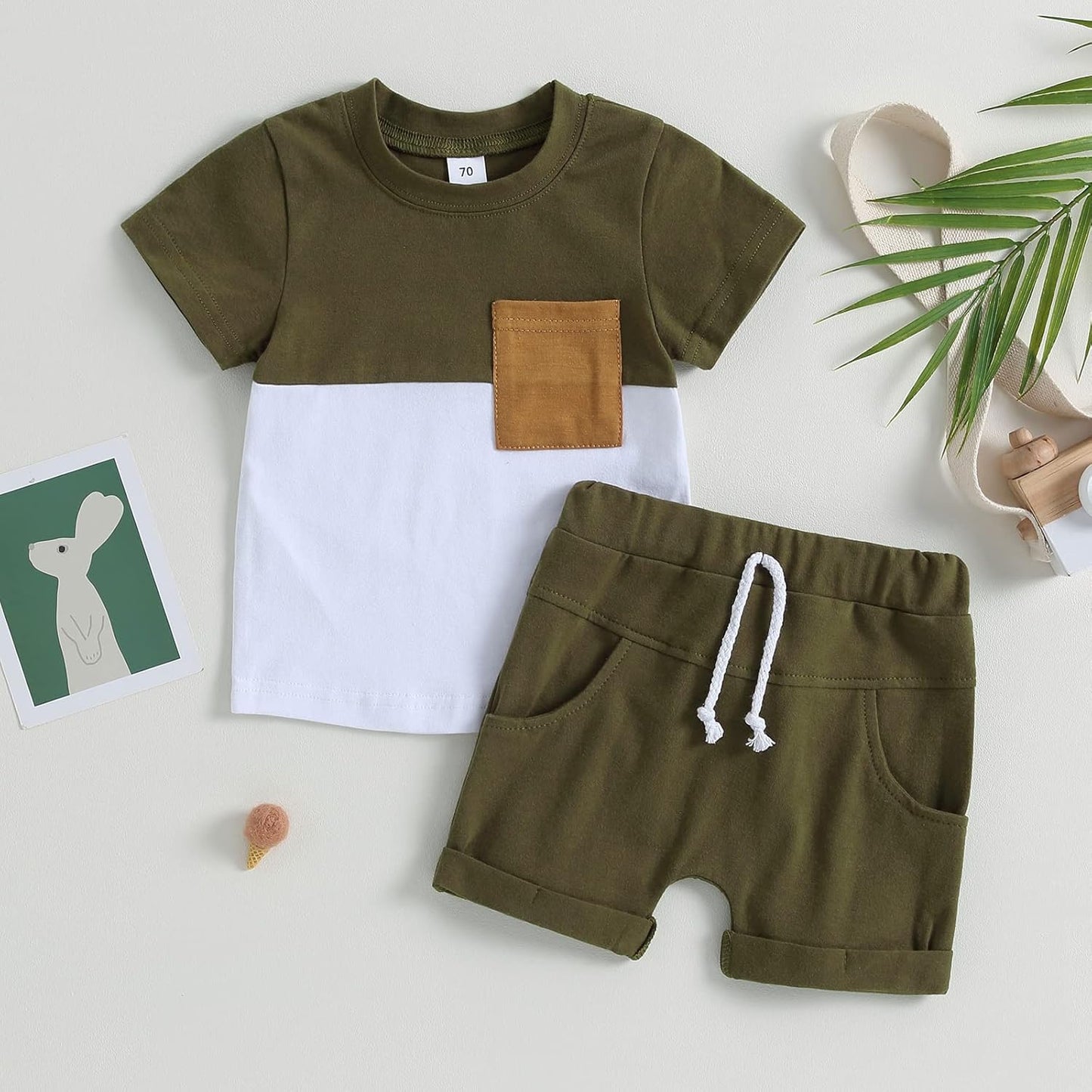 Mubineo Infant Toddler Baby Boy Summer T Shirt Shorts Outfits Short Sleeve Tee Tops Clothes Set